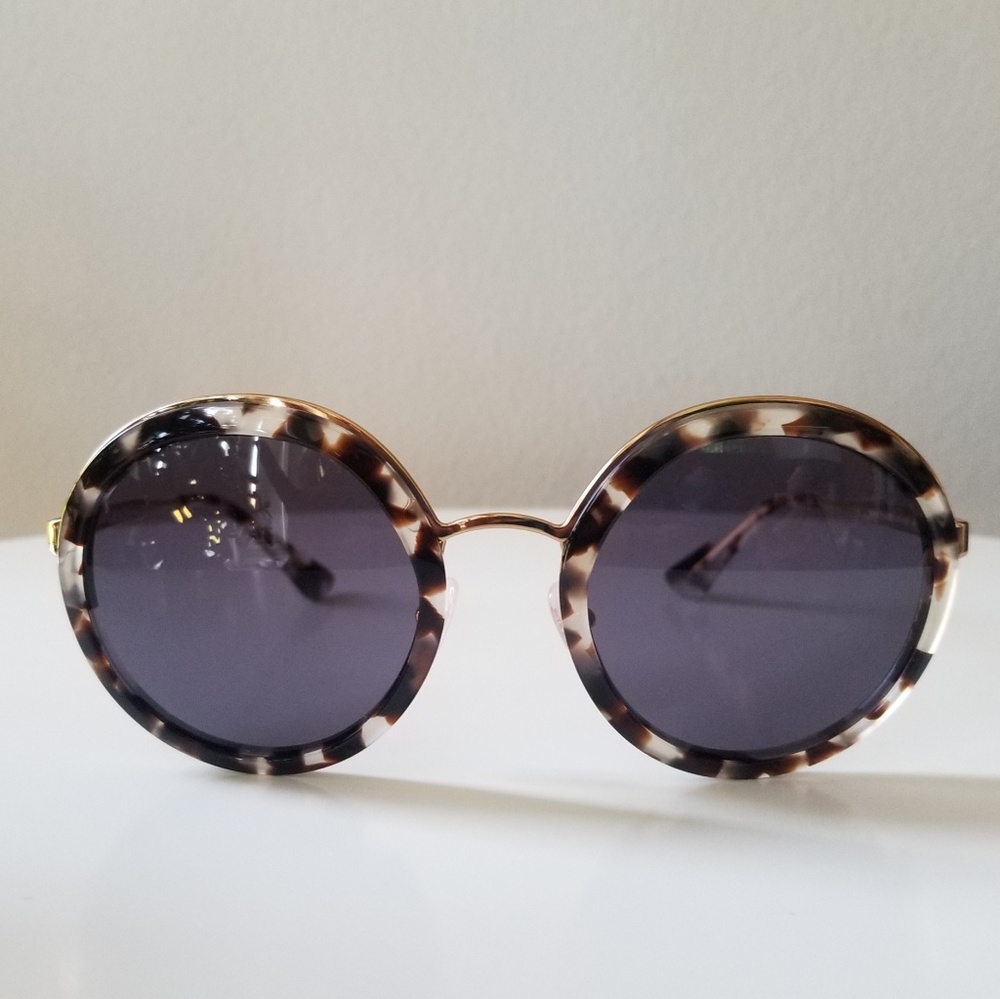 Prada round-frame Tortoise Shell sunglasses